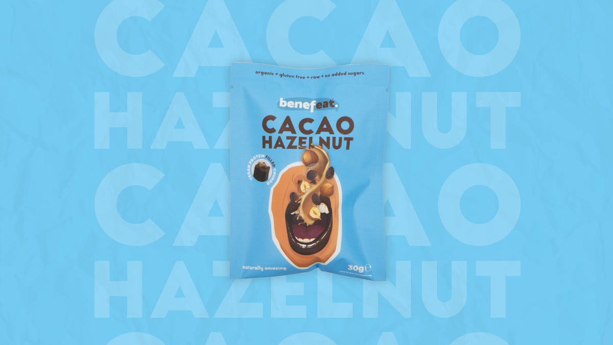 Benefeat Cacao Hazelnut filled churro pack, 30 g Main image