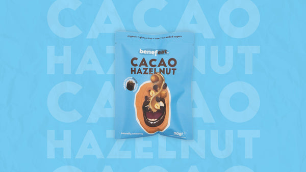 Benefeat Cacao Hazelnut filled churro pack, 30 g
