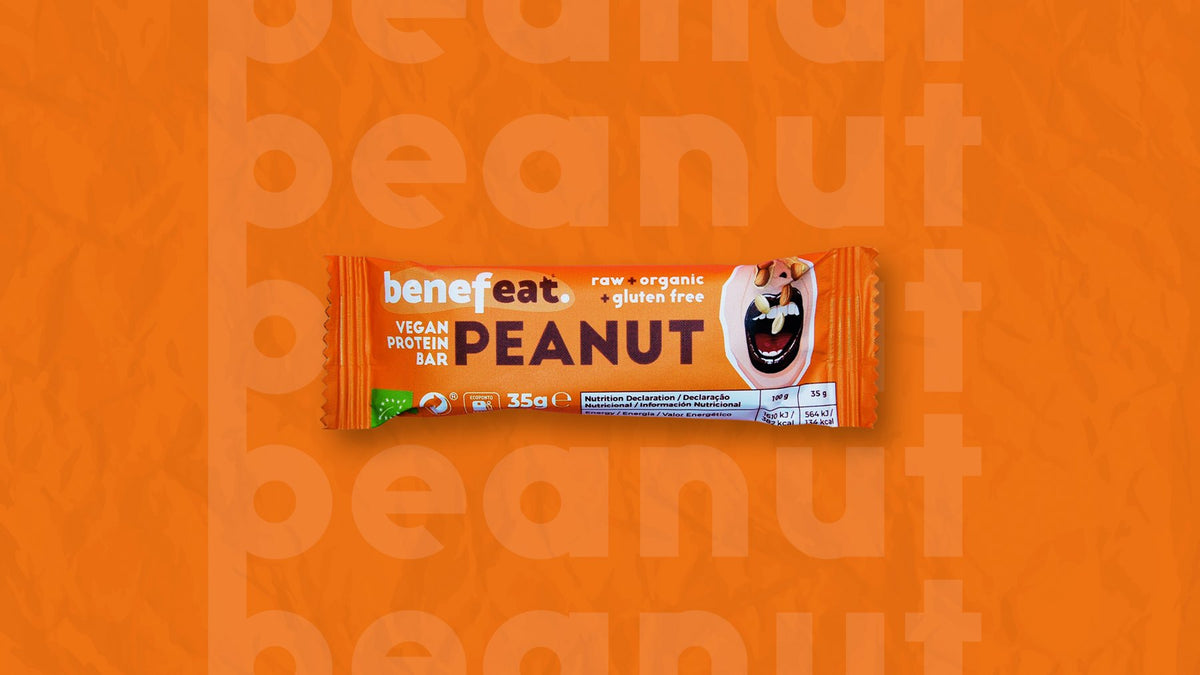 Benefeat Peanut vegan protein bar, 35 g
